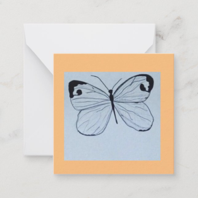 Butterfly Note Card (Front)