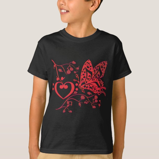 Butterfly_Notes T-Shirt (Front)