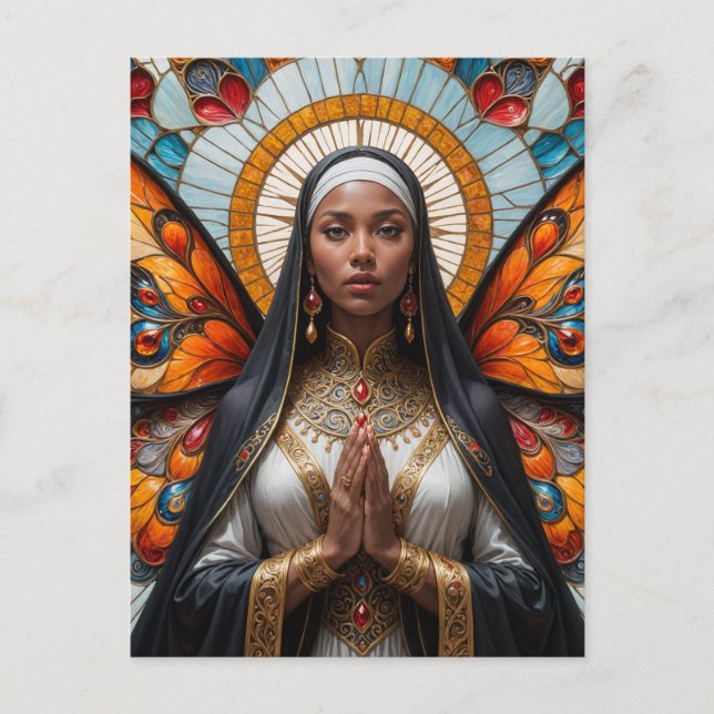 Butterfly Nun Postcard (Front)