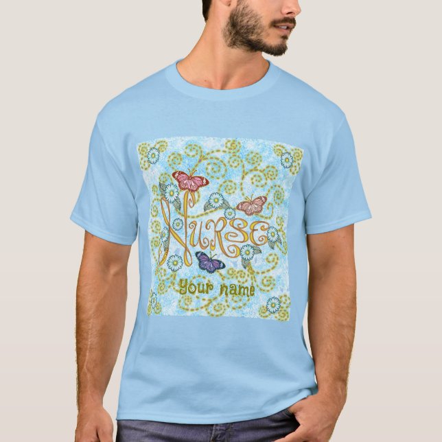 Butterfly Nurse t-shirt (Front)
