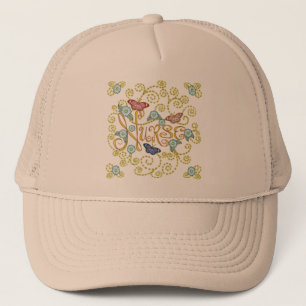 Butterfly Nurse trucker hat