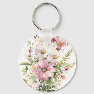 Butterfly Nursery Wall Art  Key Ring