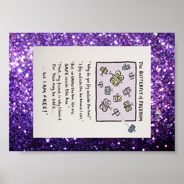 Butterfly of Freedom Poster (Front)