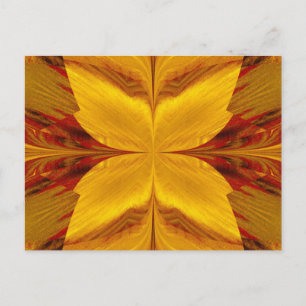 Butterfly Of Golden Sunshine Postcard