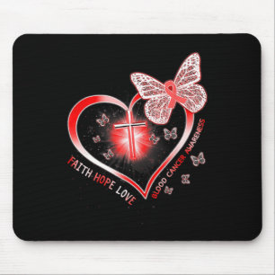 Butterfly Of Hope Faith And Love For Blood Cancer  Mouse Pad