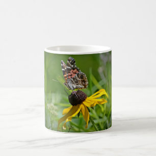 Butterfly On Flower Mug