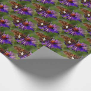 Butterfly On Flower Nature Art   Wrapping Paper