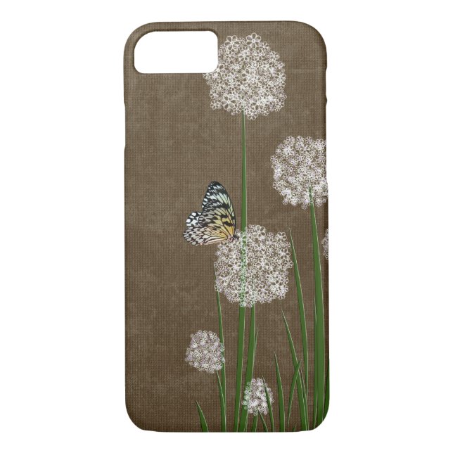 butterfly on fluff Case-Mate iPhone case (Back)