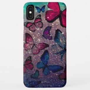 Butterfly on Glitter iPhone XS Max Case