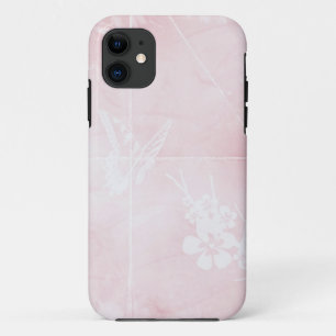 Butterfly on pink iPhone 11 case