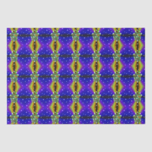 Butterfly on purple yellow Rainbow Tissue Paper