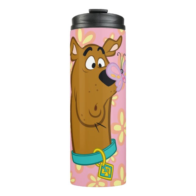 Butterfly On Scooby-Doo's Nose Thermal Tumbler (Front)