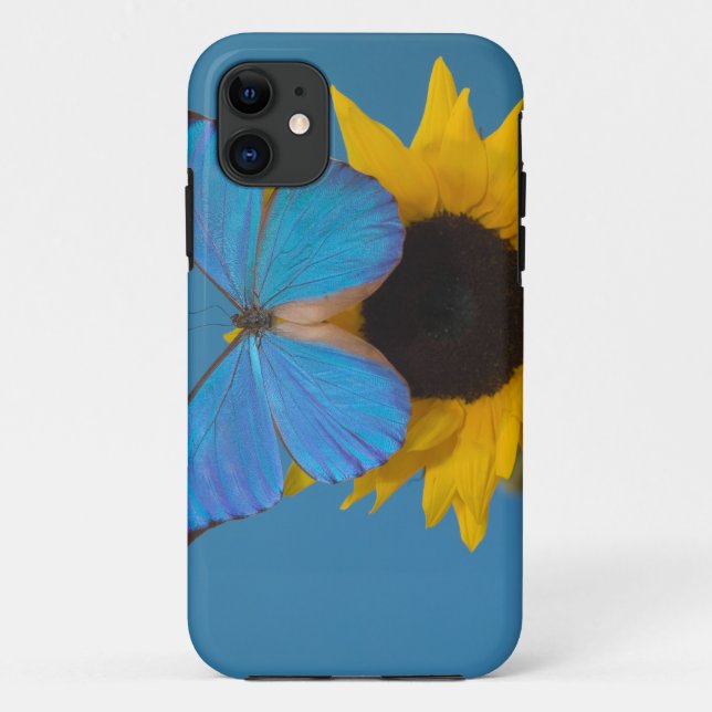 Butterfly on Sunflower Case-Mate iPhone Case (Back)