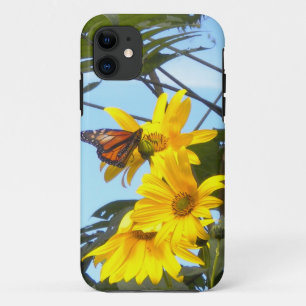 Butterfly on the Sunflower iPhone 5 case mate ID