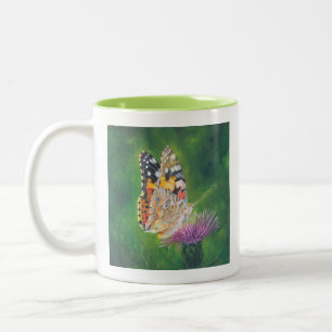 Butterfly on Thistle Mug