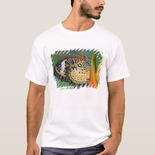 Butterfly on Tropical Flower T-Shirt