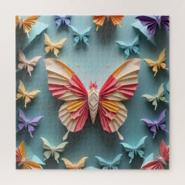 Butterfly Origami Jigsaw Puzzle (Vertical)