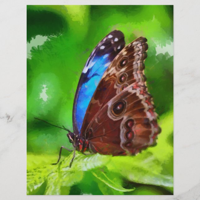 Butterfly painting flyer (Front)