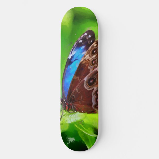 Butterfly painting skateboard (Front)