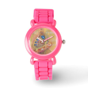Butterfly painting watch