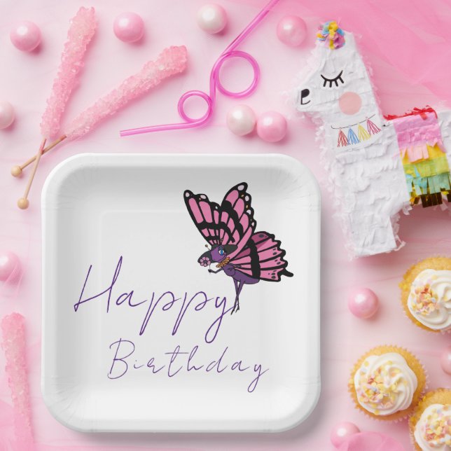 Butterfly Paper Plate (Party)