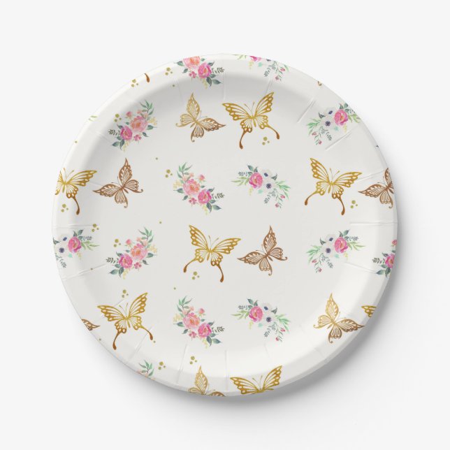 Butterfly Paper Plate (Front)