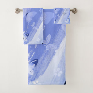 Butterfly Pattern 13 Bath Towel Set