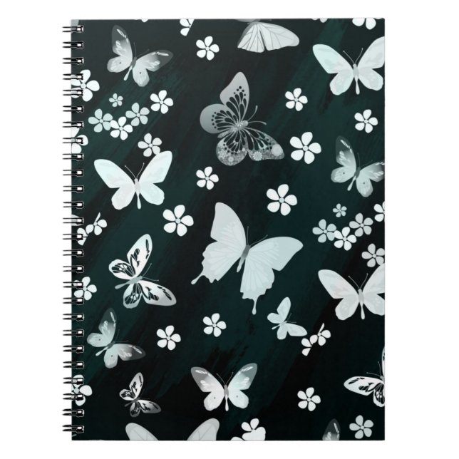 Butterfly Pattern 14 Notebook (Front)