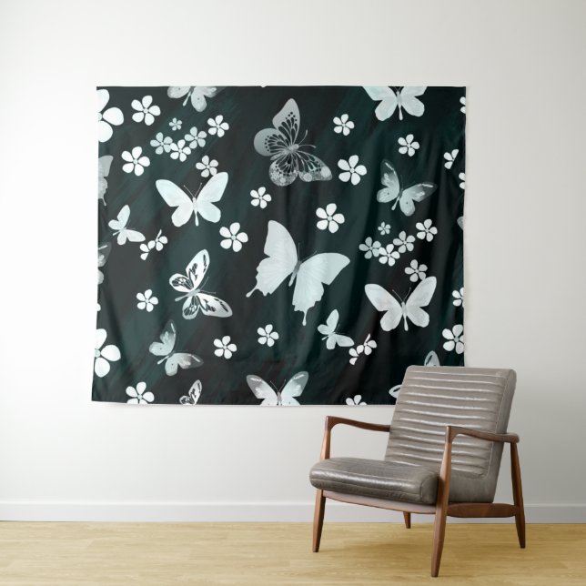Butterfly Pattern 14 Tapestry (In Situ (Horizontal))