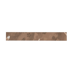 Butterfly Pattern 15 Wrap Around Label