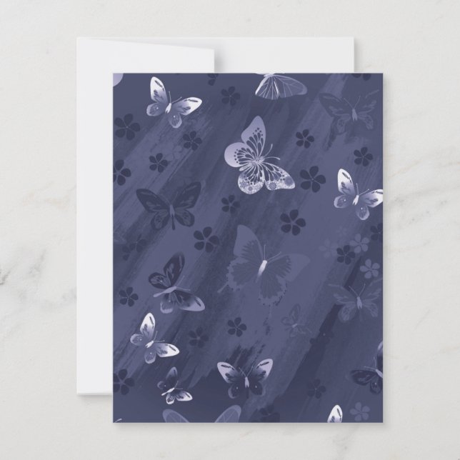 Butterfly Pattern 17 Card (Front)