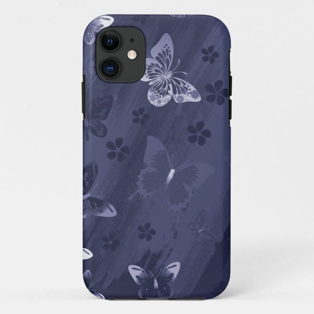 Butterfly Pattern 17 Case-Mate iPhone Case (Back)