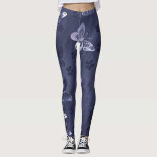 Butterfly Pattern 17 Leggings