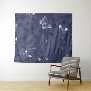 Butterfly Pattern 17 Tapestry
