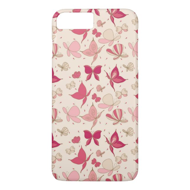 butterfly pattern 2 Case-Mate iPhone case (Back)