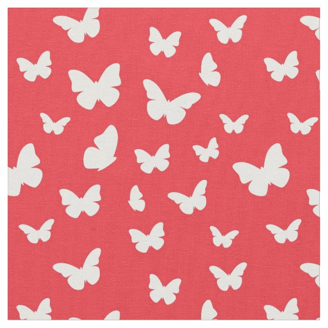 Butterfly pattern 2 fabric (Close Up)