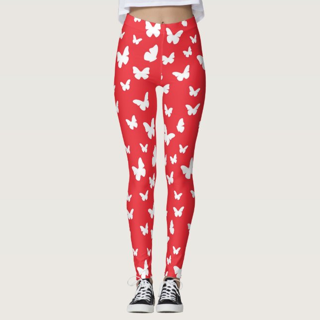 Butterfly pattern 2 leggings (Front)