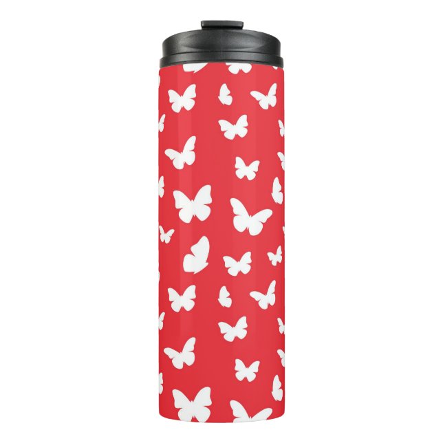 Butterfly pattern 2 thermal tumbler (Front)
