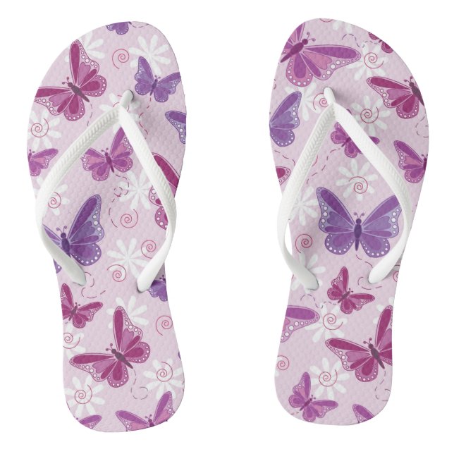 butterfly pattern 2 thongs (Footbed)