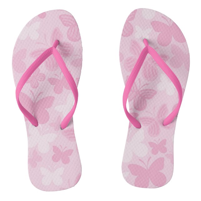 Butterfly pattern 2 thongs (Footbed)