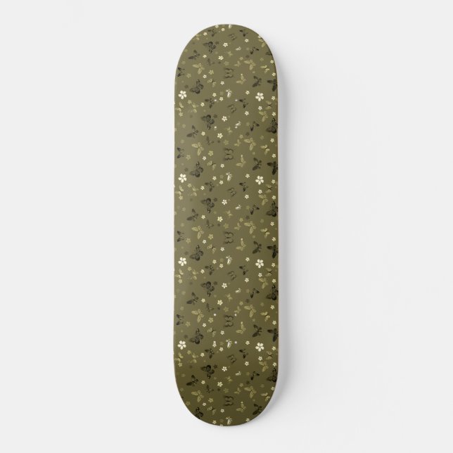 Butterfly Pattern 4 Skateboard (Front)