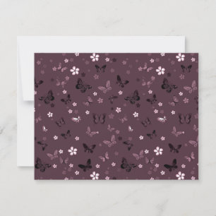 Butterfly Pattern 5 Card