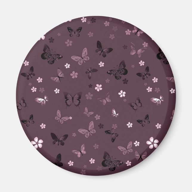 Butterfly Pattern 5 Magnet (Front)