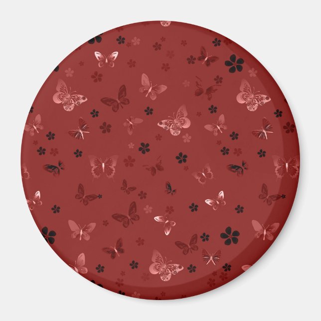 Butterfly Pattern 6 Magnet (Front)