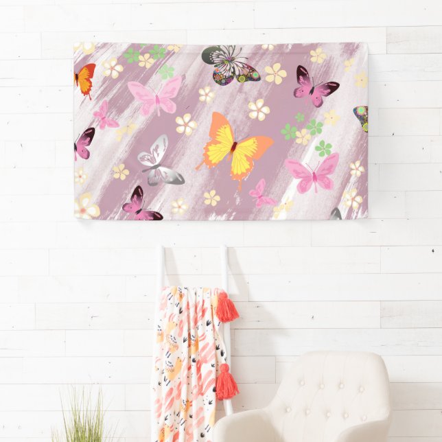Butterfly Pattern 7 Banner (Insitu)