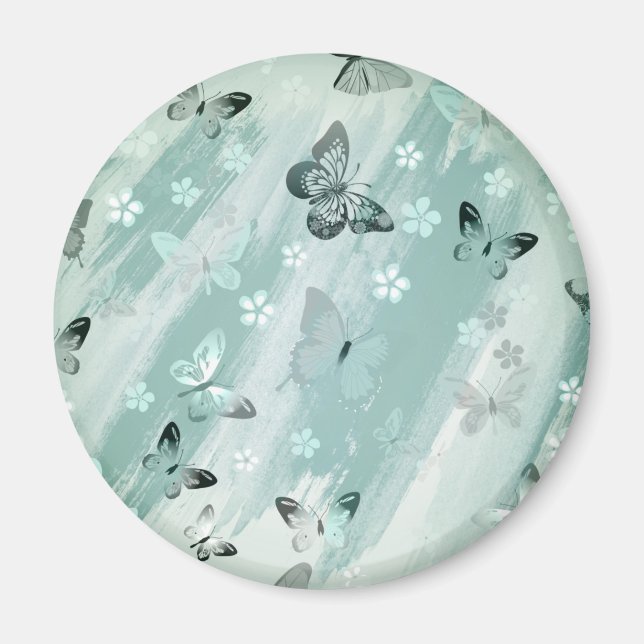 Butterfly Pattern 9 Magnet (Front)