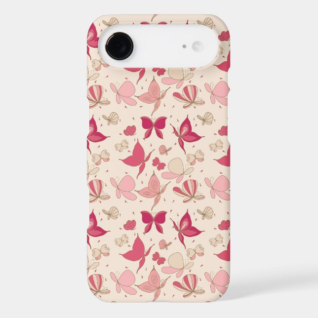 butterfly pattern Case-Mate iPhone case (Back)