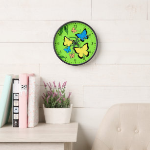 Butterfly Pattern Clock