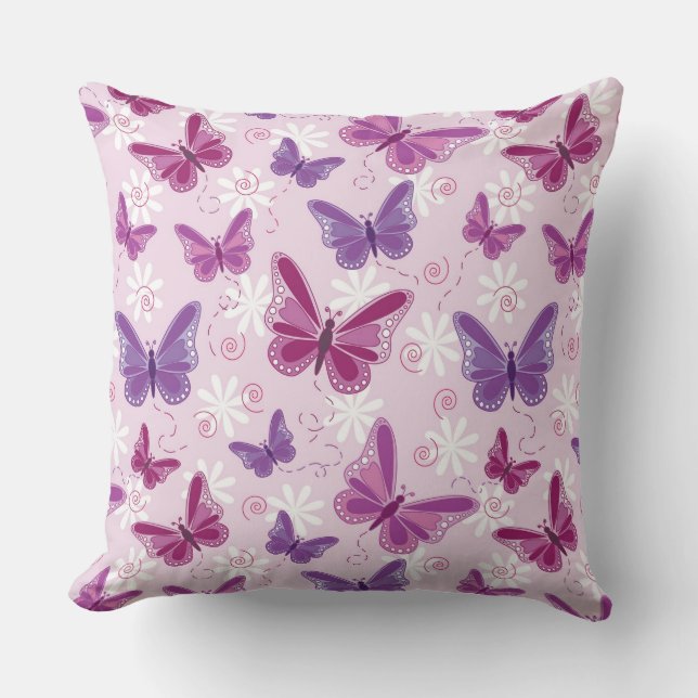 butterfly pattern cushion (Front)