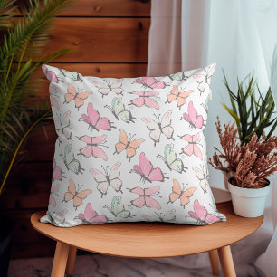 Butterfly Pattern Cushion